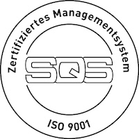Dieses Bild zeigt das Logo von SQS - Zertifiziertes Management