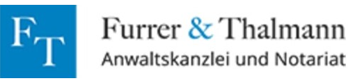 Das Bild zeigt das Logo von der Furrer & Thalmann Anwaltskanzlei und Notariat